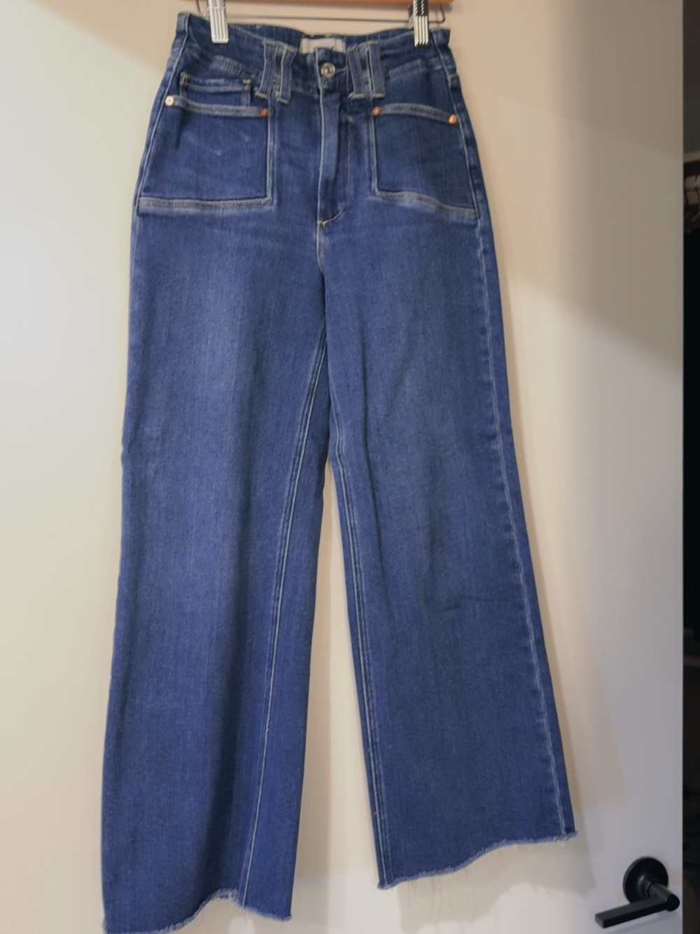 PAIGE Indigo High-Rise Ankle Crop Jeans